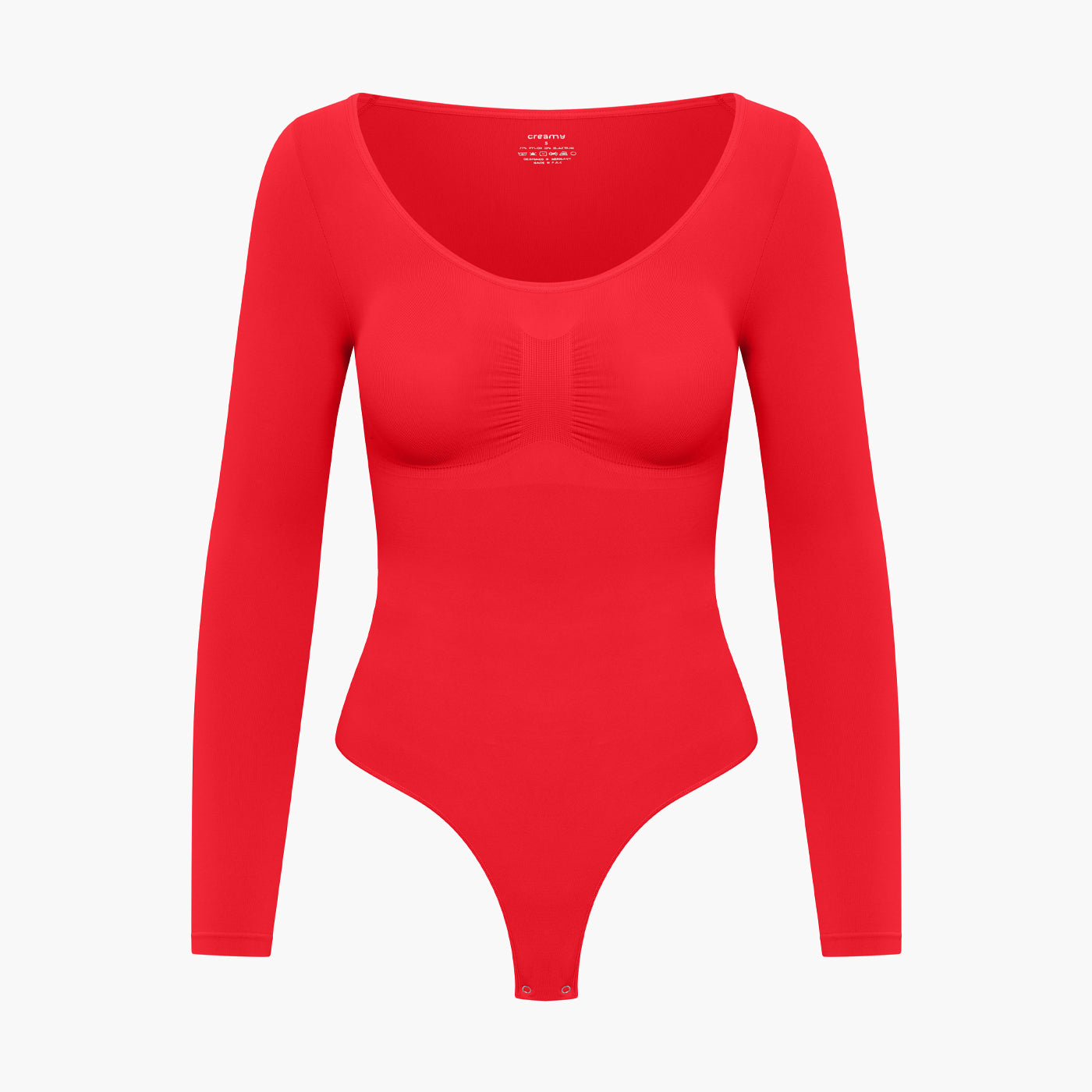 Comfort Bodysuit Sculpting Shapewear Longsleeve mit String - Secret Sales