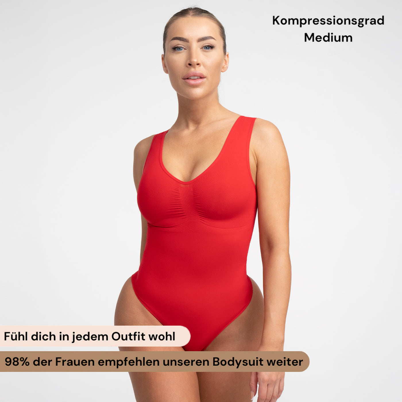 Comfort Tank Bodysuit Sculpting Shapewear mit Slip - Secret Sales