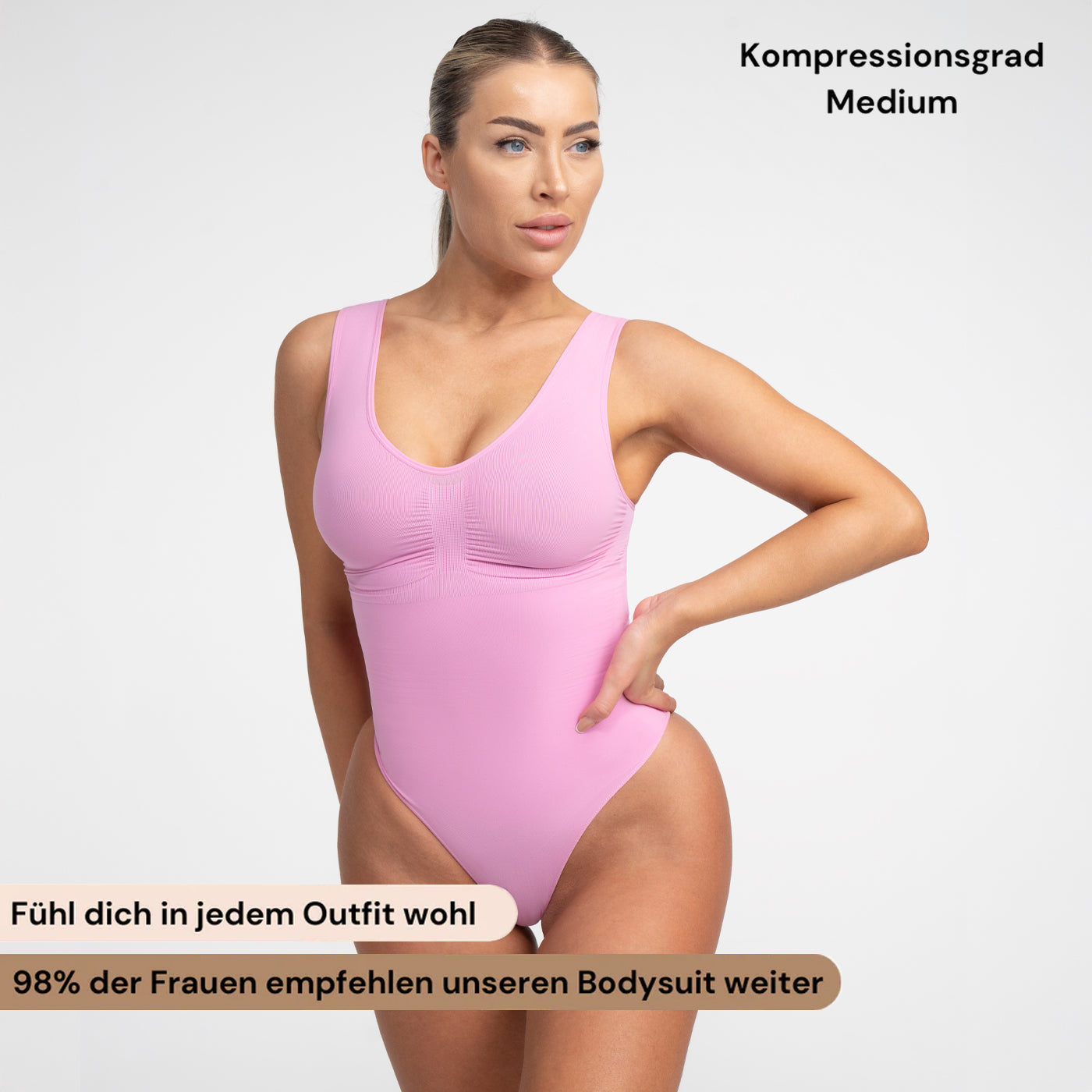 Comfort Tank Bodysuit Sculpting Shapewear mit Slip - Secret Sales