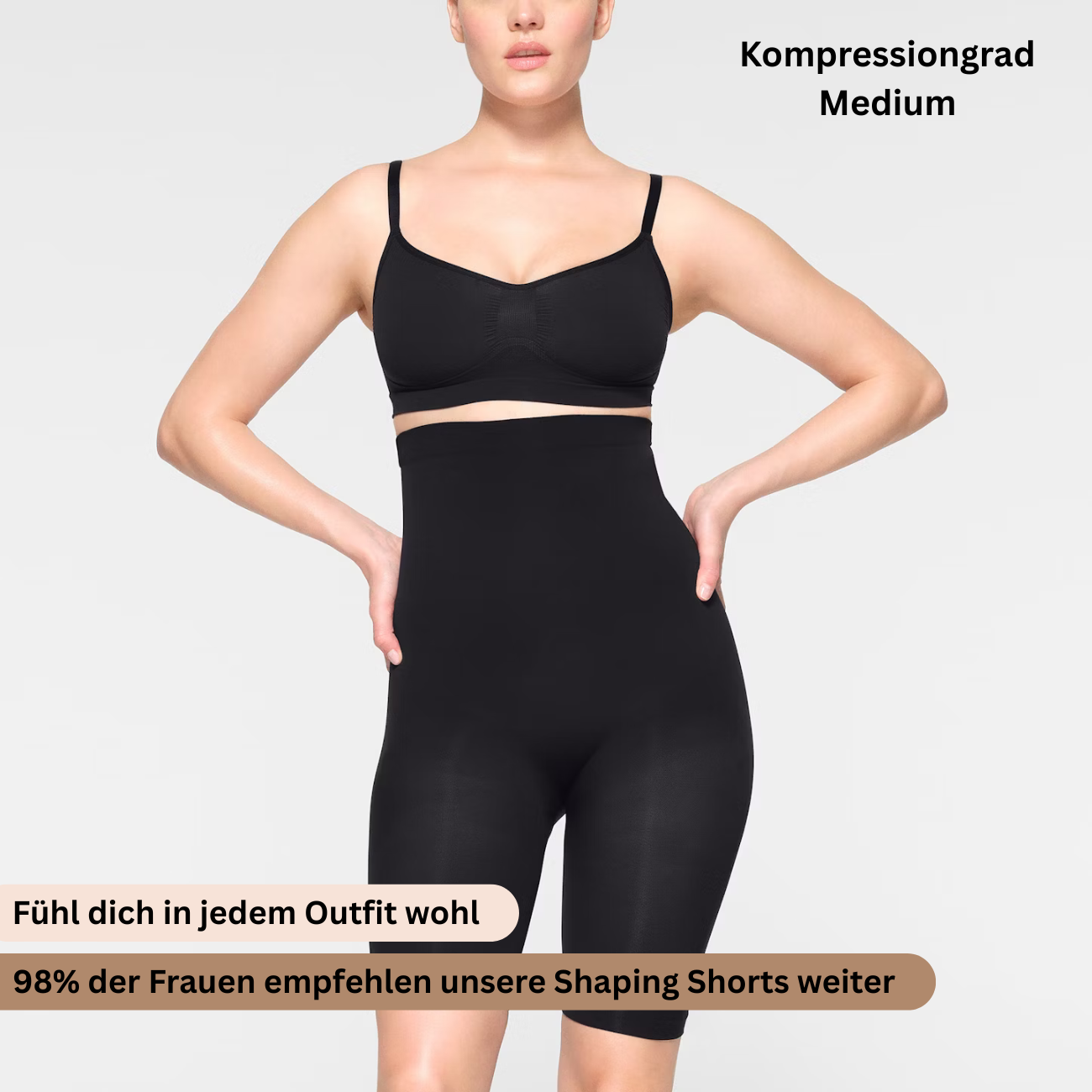 High Waisted Shaping Shorts