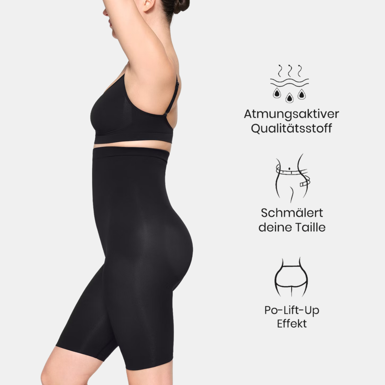 High Waisted Shaping Shorts