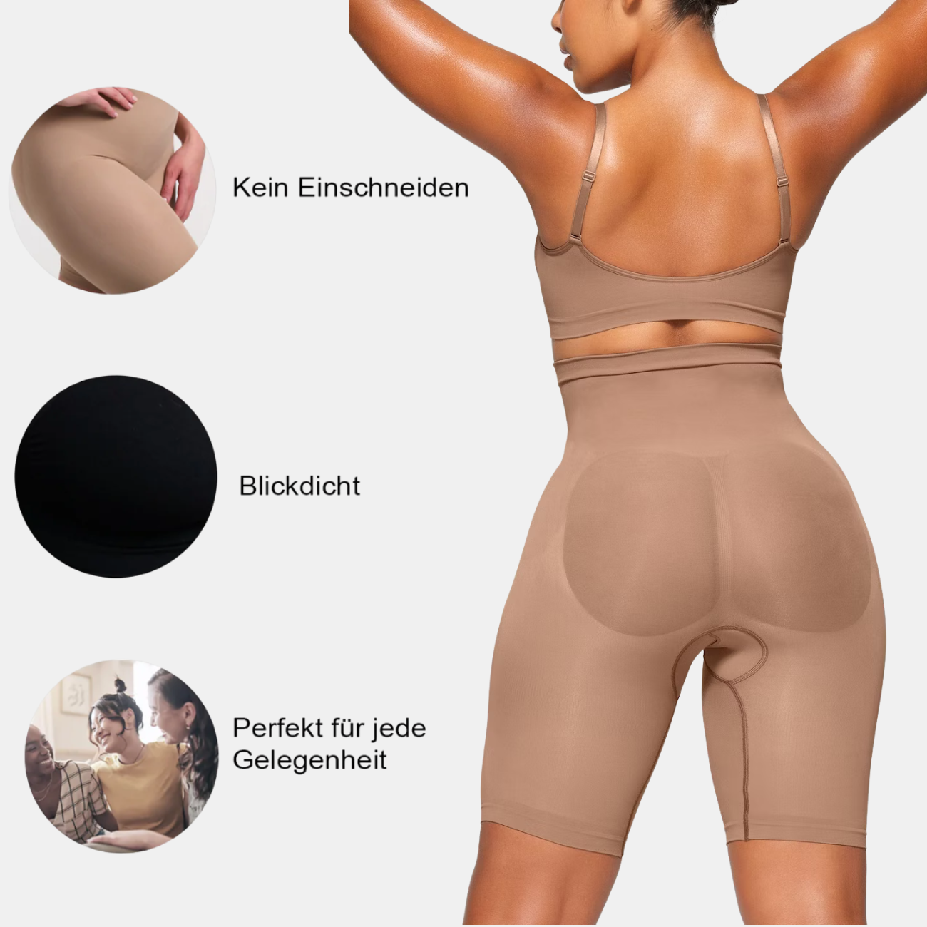 High Waisted Shaping Shorts