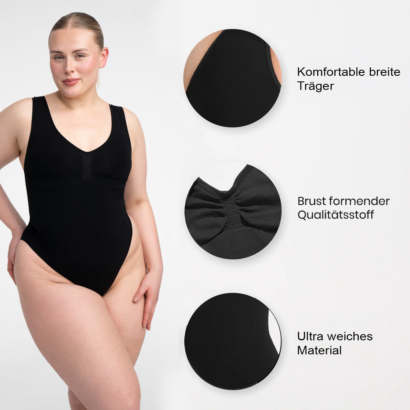 Comfort Tank Bodysuit Sculpting Shapewear mit Slip - Secret Sales