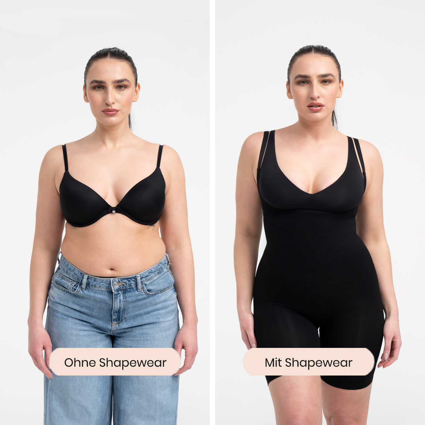 Bodysuit Sculpting Shapewear mit offener Brust